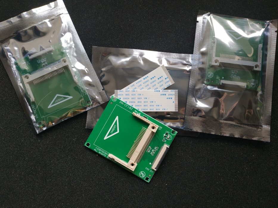 Адаптер, переходник 1.8 ZIF to CF Compact Flash SSD (Новый) iPod 5G 6G