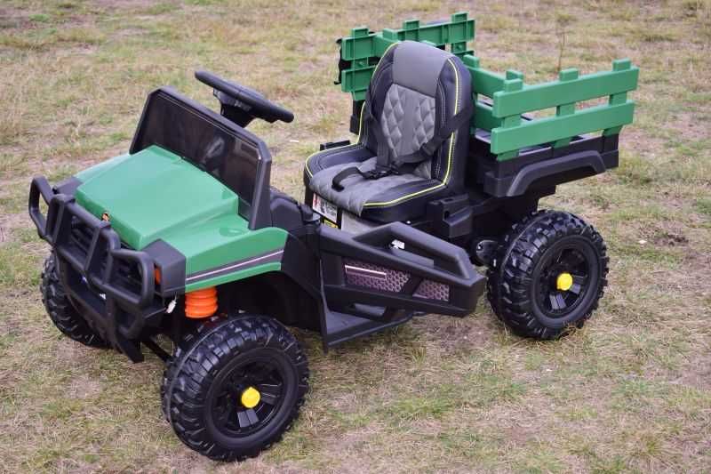 Auto samochód na akumulator BUGGY z przyczepką FARMER PICK-UP traktor
