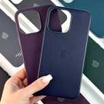 Шкіряний чохол Leather Case для iPhone 13 Pro Max | Чехол на Айфон