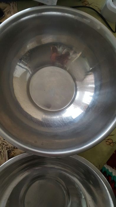 Железные кухонные миски в количестве 6 штук разного обьема