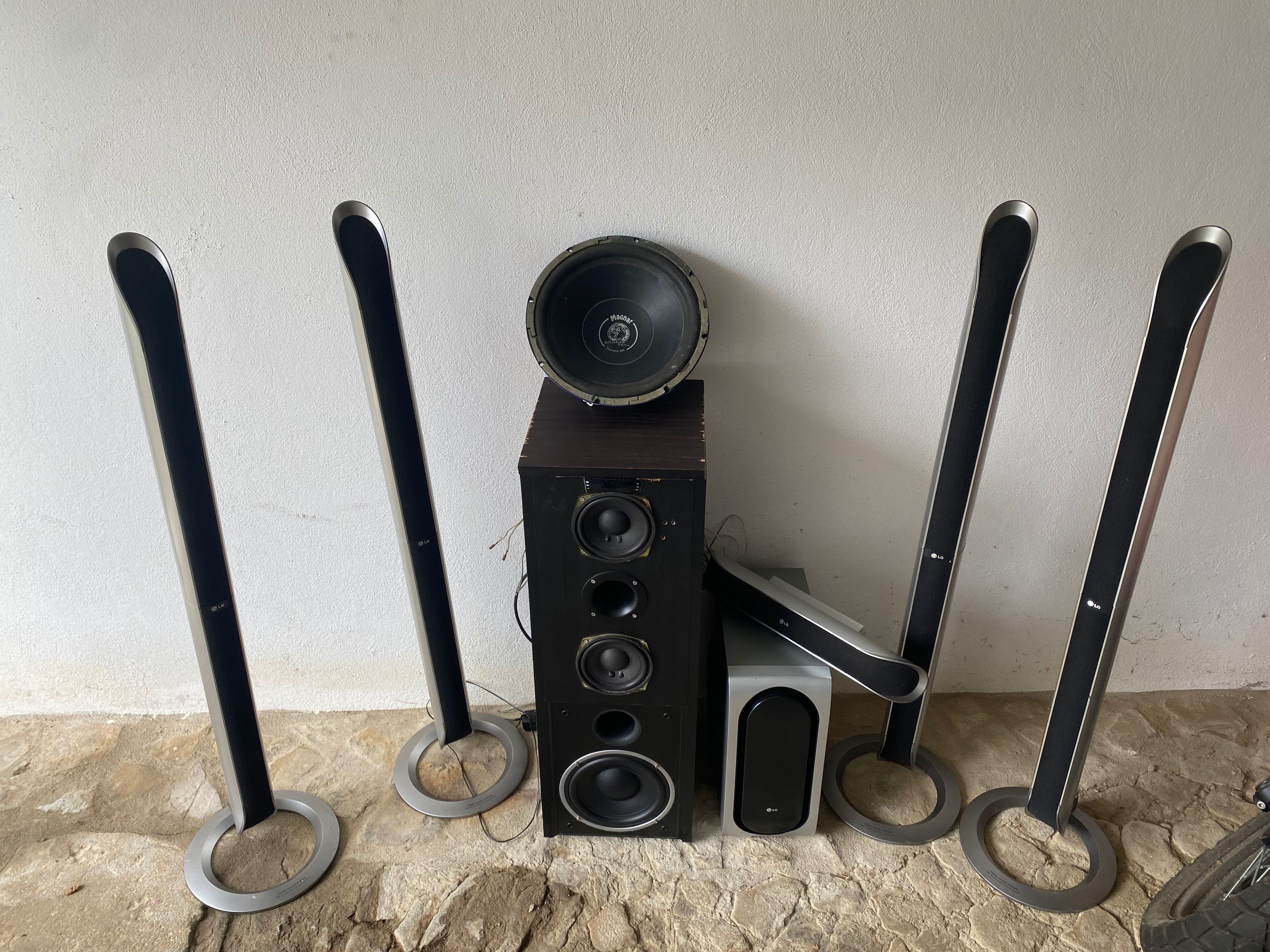 O sistema de som  (Em bom estado)