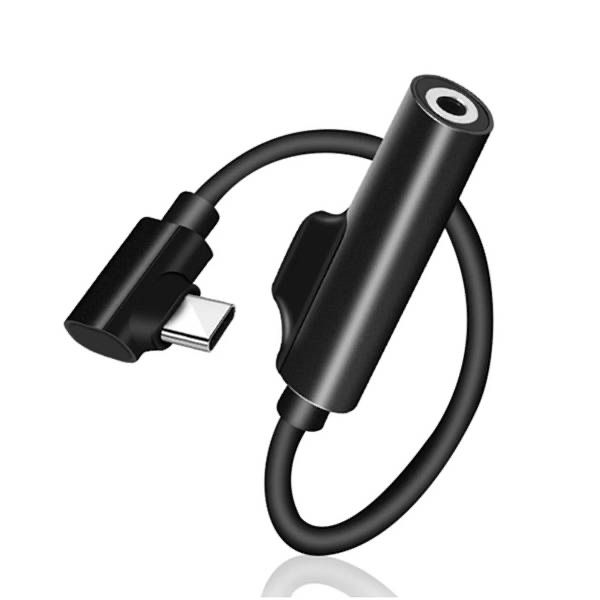 Перехідник спліттер 2 в 1 USB-C Type C 3.5 mm Jack AUX Audio