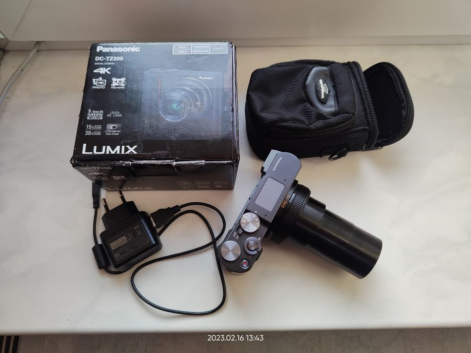 Lumix TZ 200 zoom 24-360mm ew. Zamiana