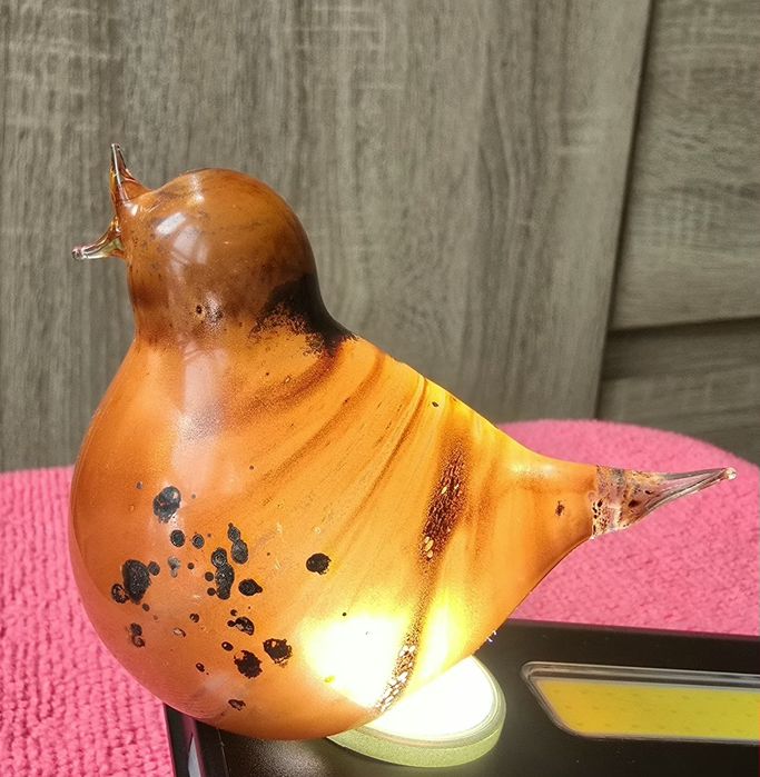 Ptaszek Szklany Lauscha lata 30ste