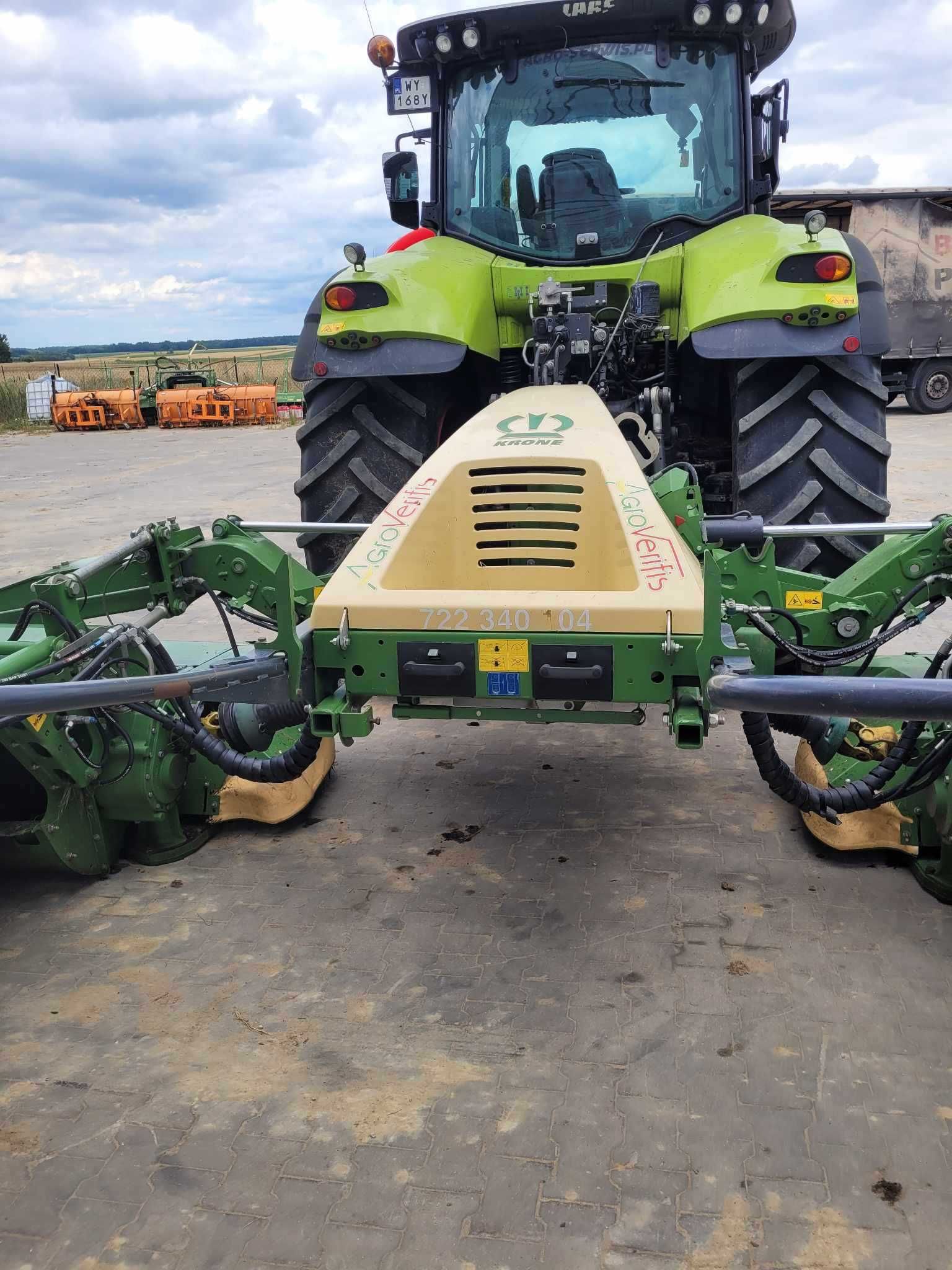 Kosiarka motyl Krone EasyCut B-1000CV Collect+czołowa EasyCut F 320 CV