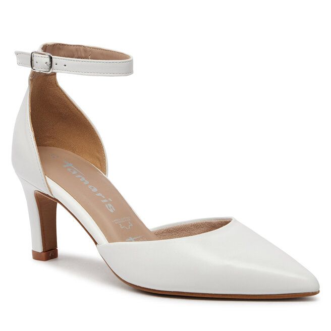 Czółenka w szpic zapinane w kostce Tamaris 39