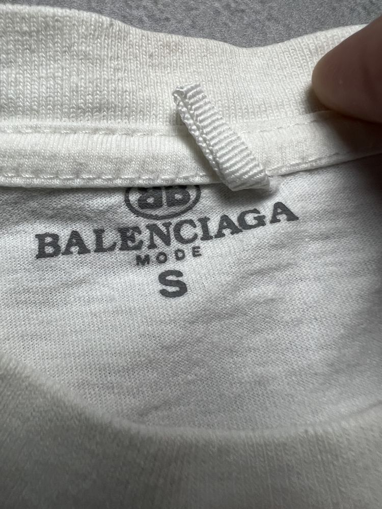 Biała koszulka balenciaga , t-shirt balenciaga