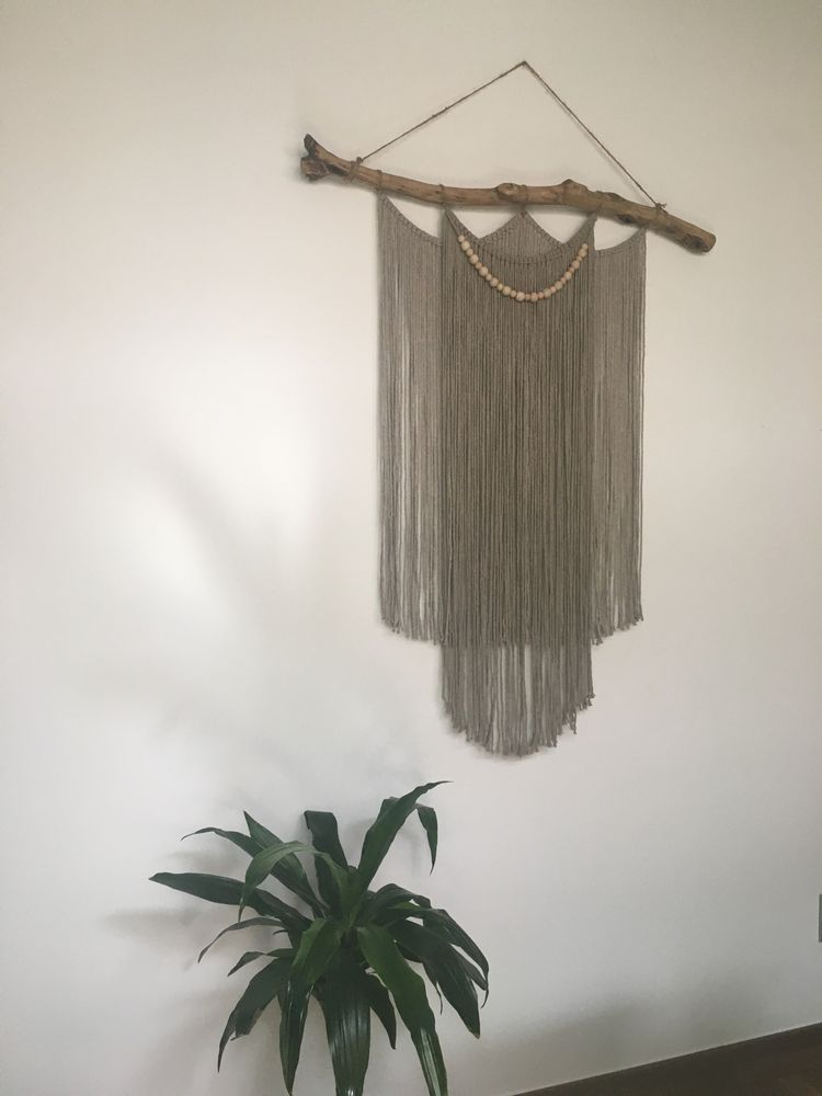 Macramé em algodão