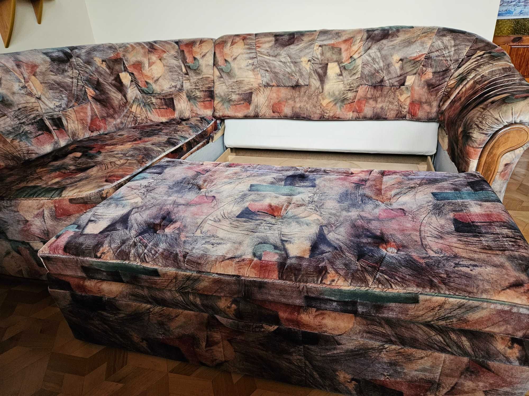 Sofa z funkcją spania. Narożnik