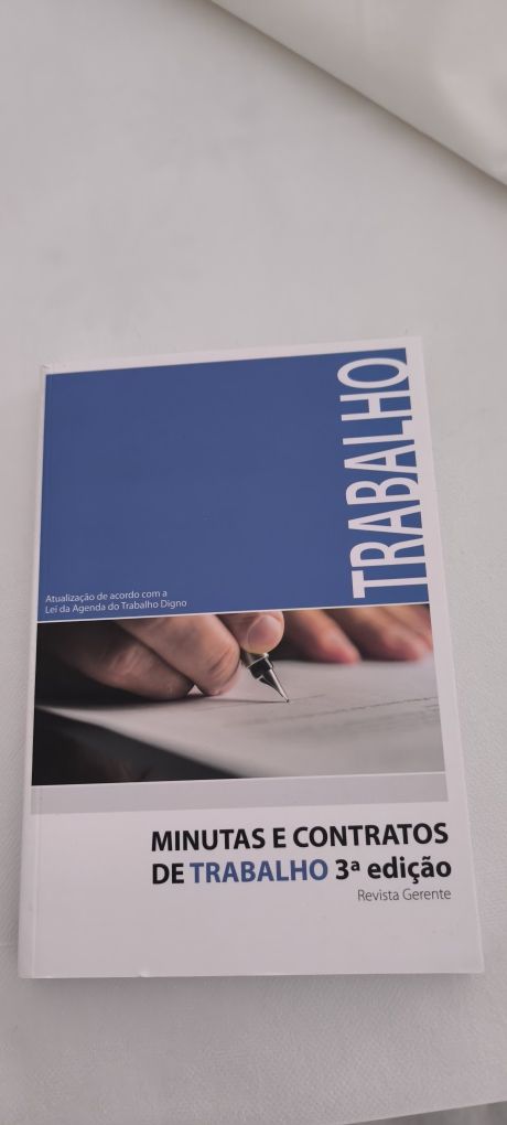 Livro minutas do trabalho