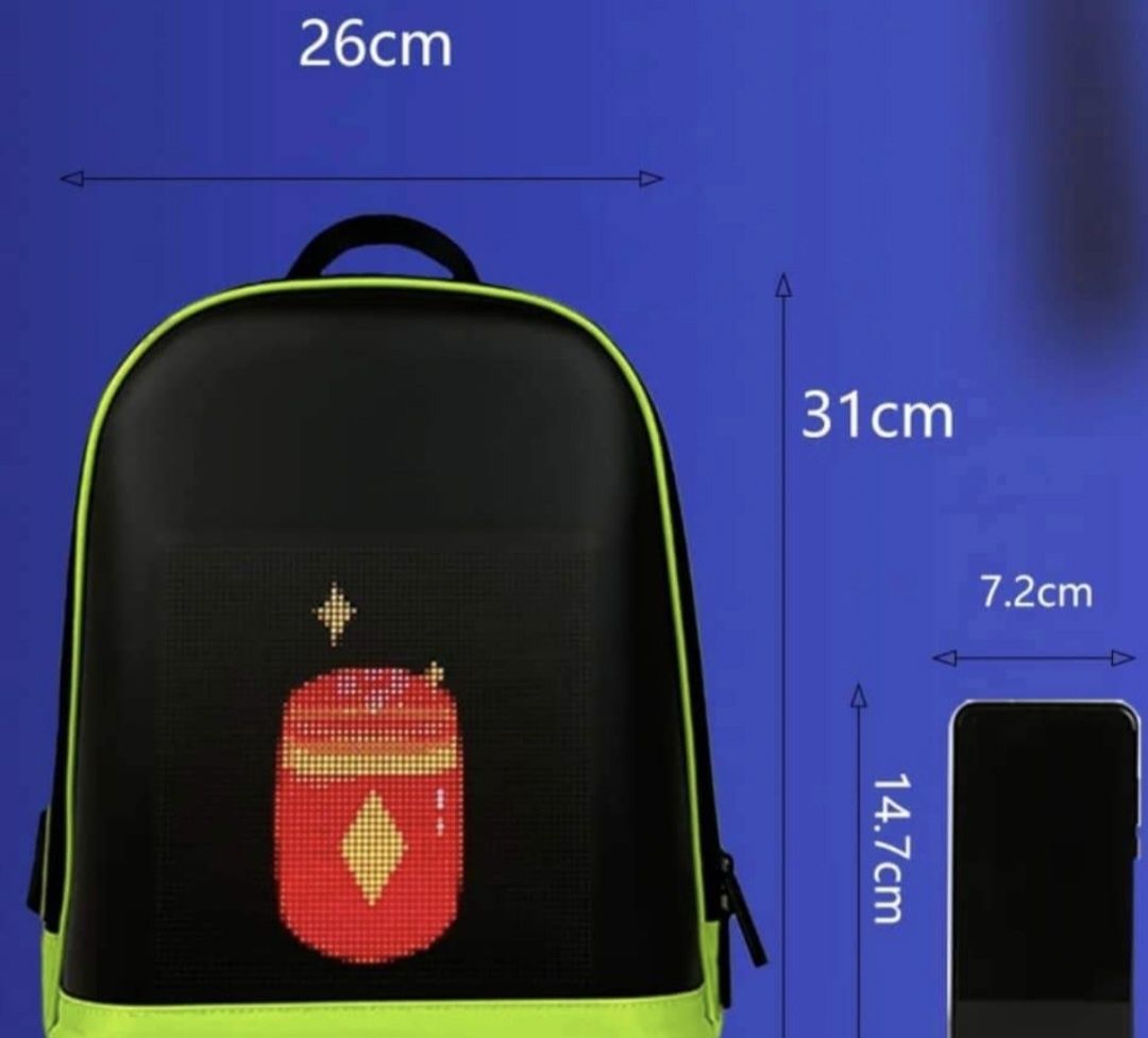 Plecak z Wyświetlaczem LED – Twoja Osobista Animacja w Zasięgu Ręki