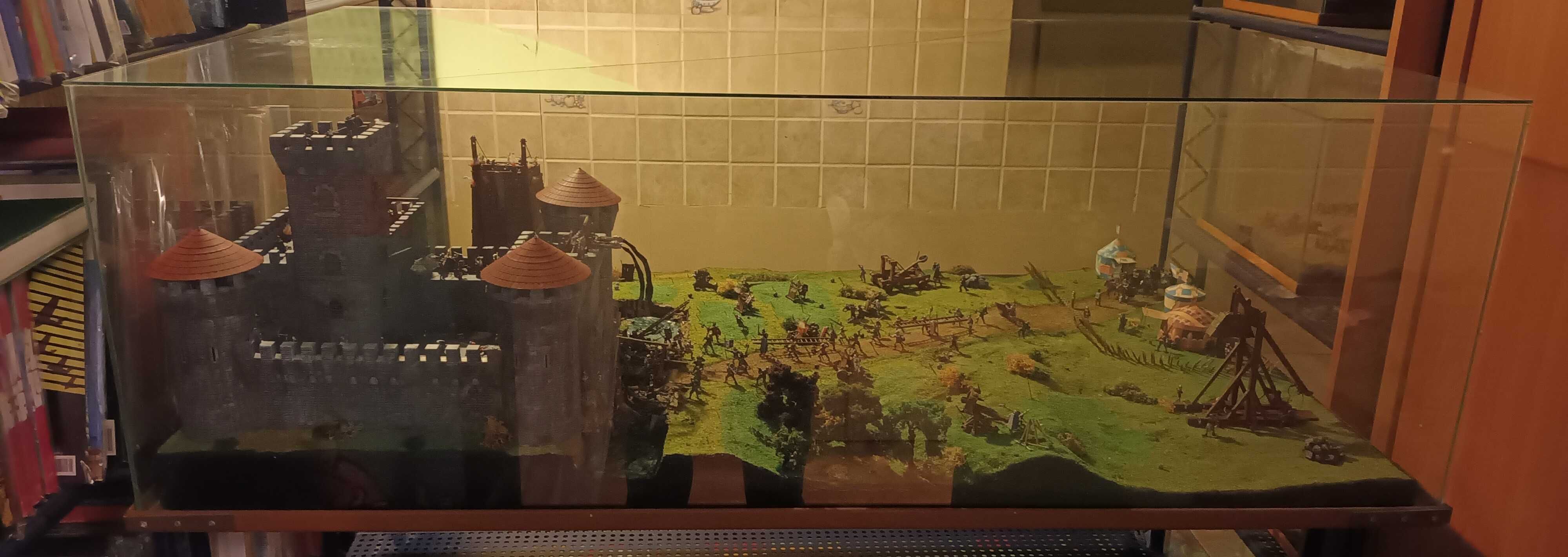 Diorama makieta Oblężenie XV wiek