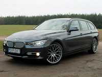 BMW Seria 3 F30 F31 MODERN 2.0 D 143 KM BiXenon CZARNY Dach NOWY Rozrząd IDEALNY