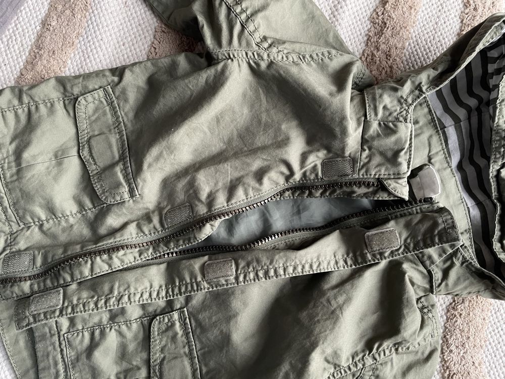 Kurtka dla chłopca H&M rozmiar 80, kolor khaki