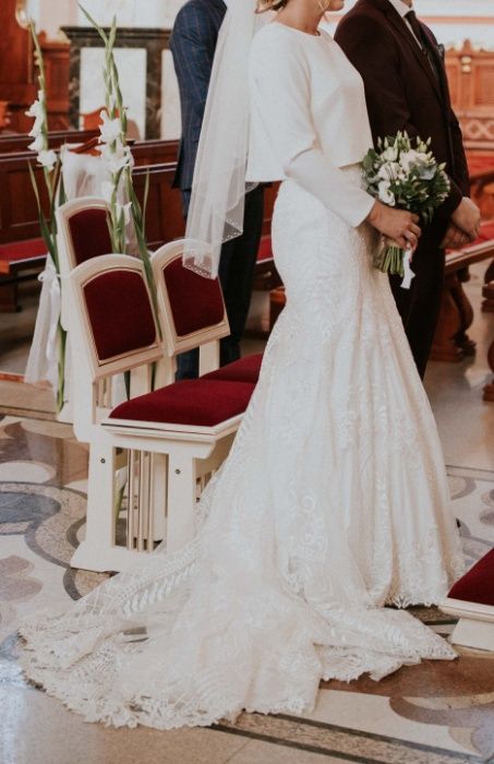 Suknia ślubna syrenka Sposabella 1835 Vanilla Sposa roz. 36/38