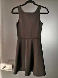 Krótka sukienka "mała czarna" H&M, rozmiar XS 34