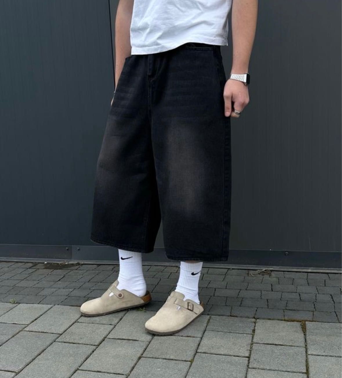 opium jaded london shorts широкі джиснові шорти bershka baggy jorts