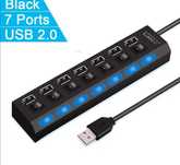 USB hub 7, портов