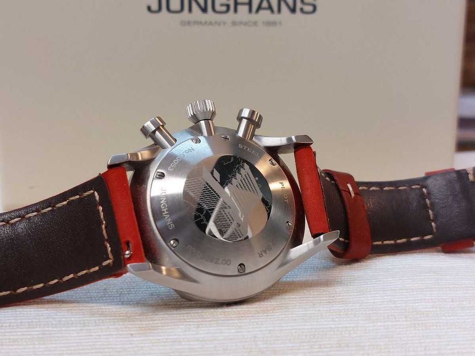 ZEGAREK MĘSKI Junghans Meister Pilot Chrono Event 2015 Limited Edition