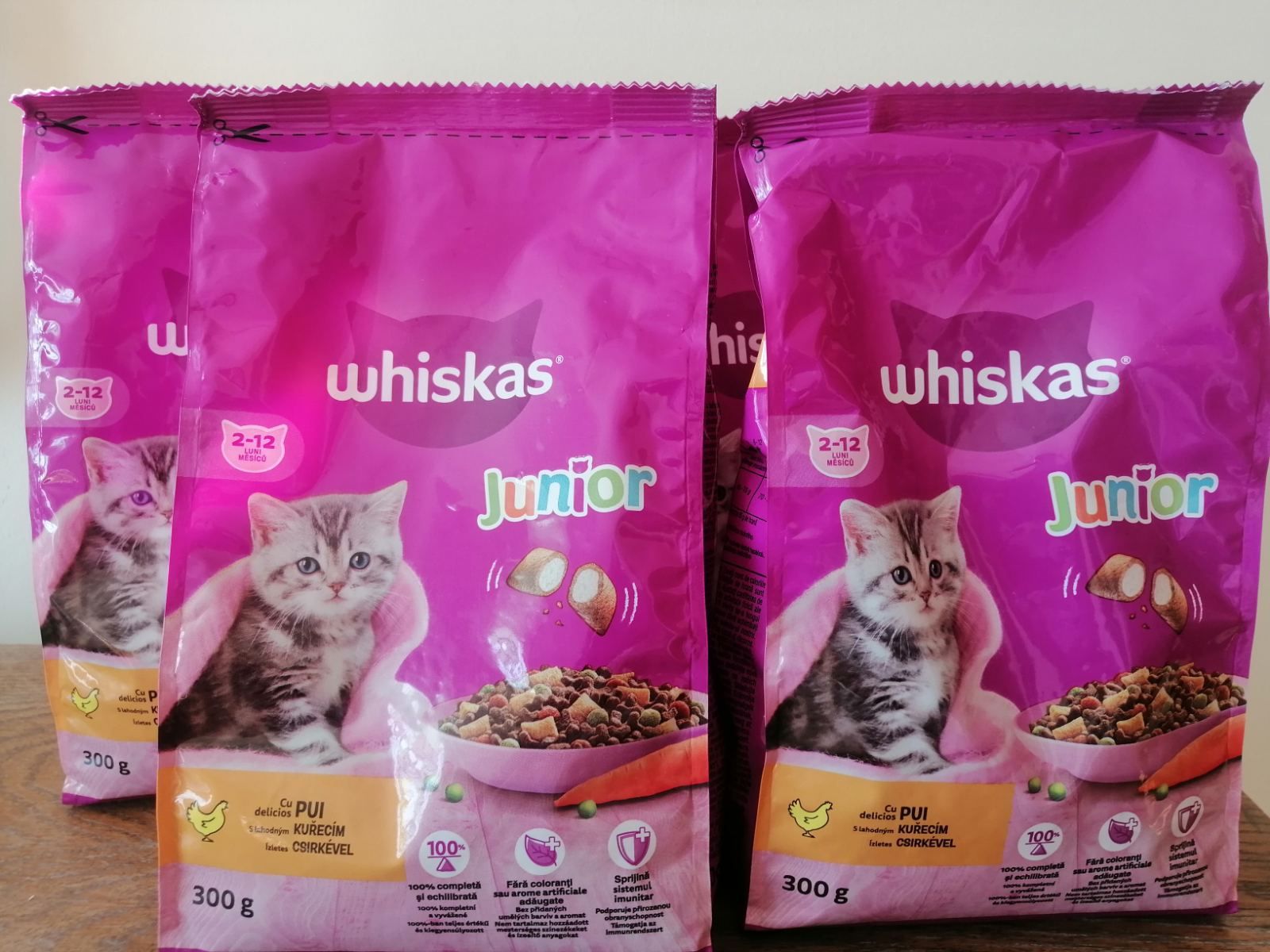 Whiskas для кошенят. До 12 місяців. З Куркою. 300 грам