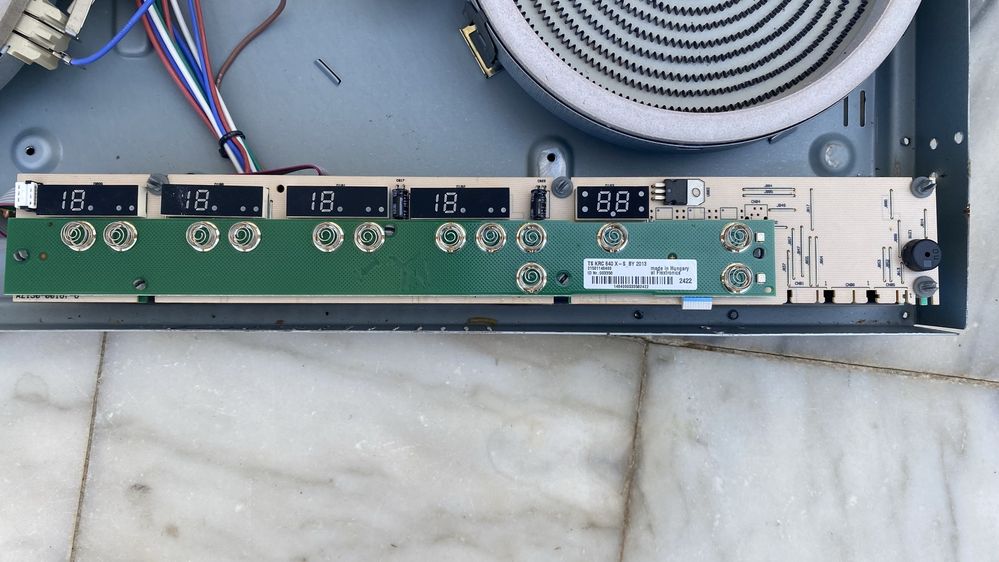Placa de control whirlpool krc 640 - placa vitricerâmica