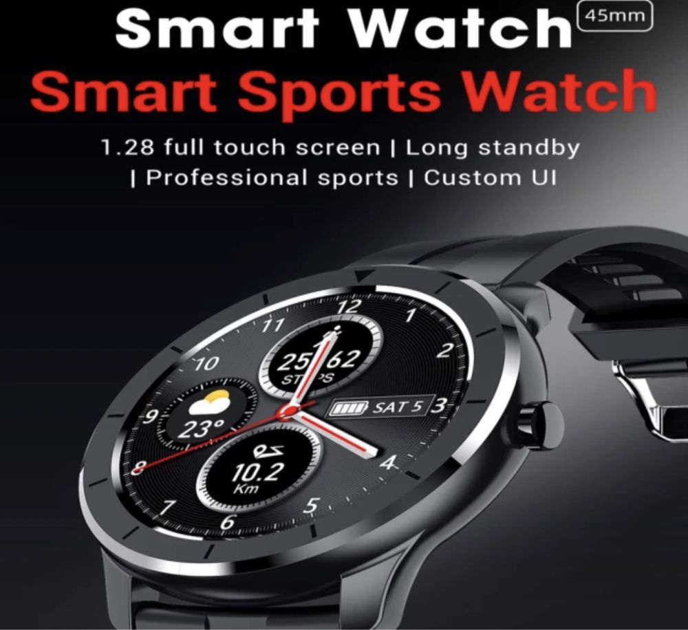 Relogio - smart watch t6 ( novo)  cinza