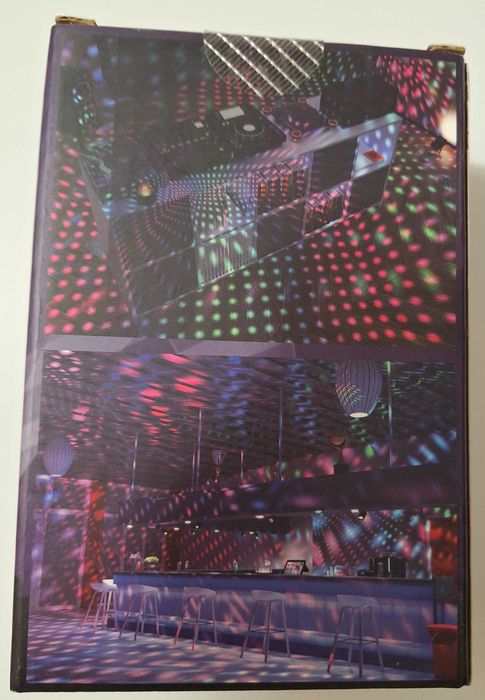 Stroboskop dyskotekowy LED biały 3 TRYBY prędkości zasilanie bateriami