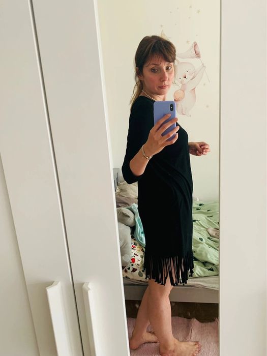 Sukienka  frędzle L Mohito