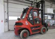 Wózek widłowy udźwig 6000kg diesel Linde H60 1999 rok tylko 5573mth