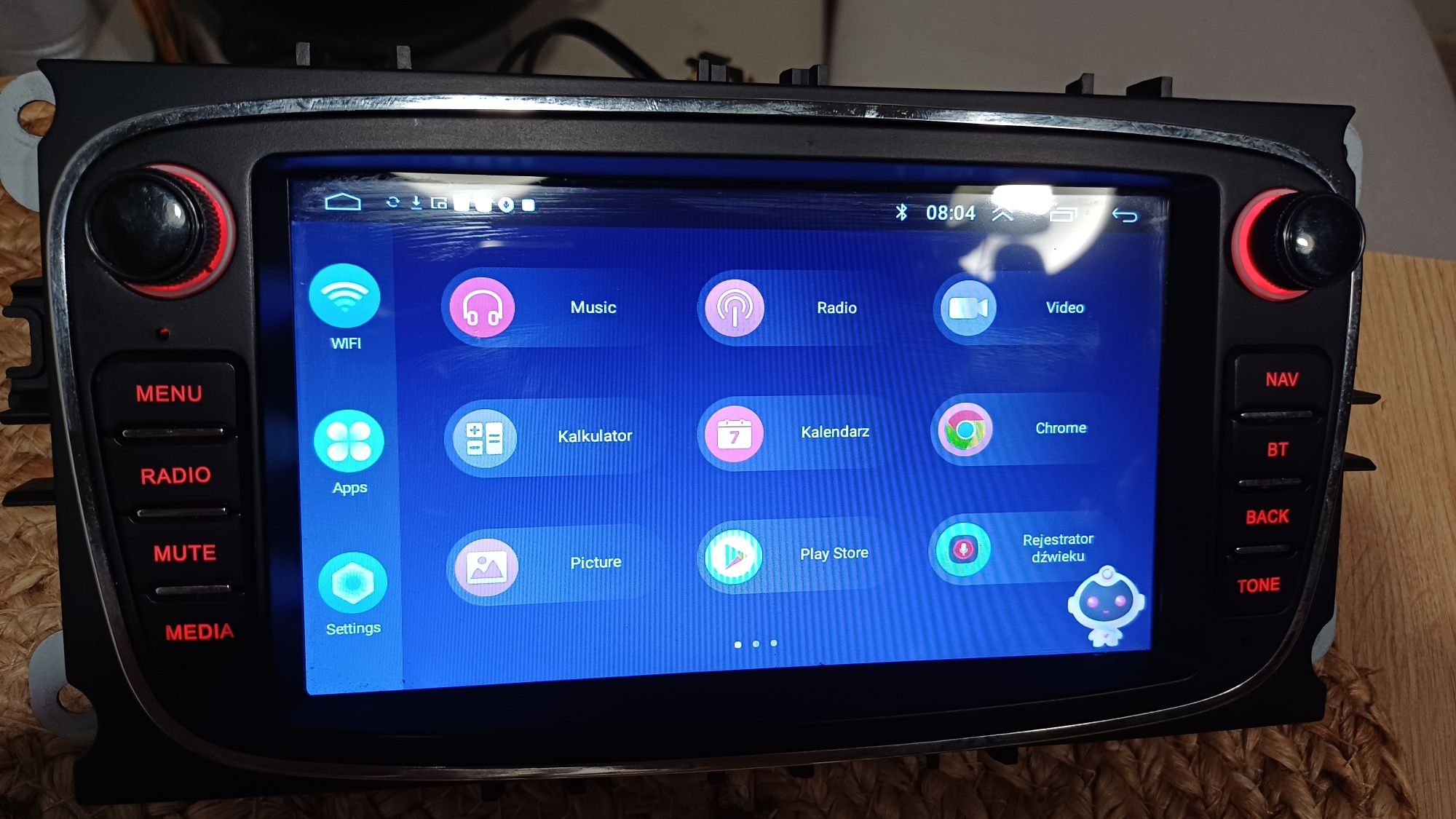 Radio samochodowe Usb Bluetooth Ford Android