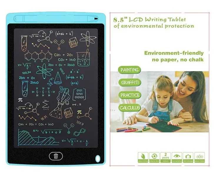 Графический планшет LCD 8.5" для детей | Рисование стилусом