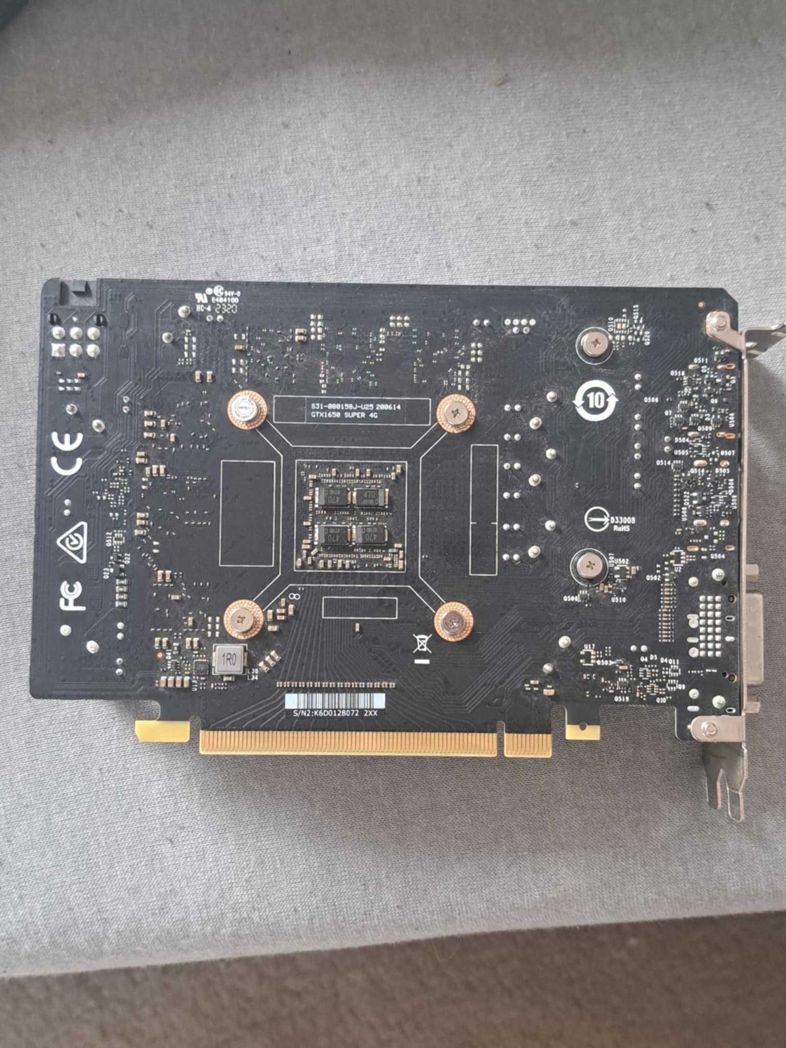MSI GTX 1650 Super Aero ITX OC 4GB– karta graficzna [Odbiór osobisty]