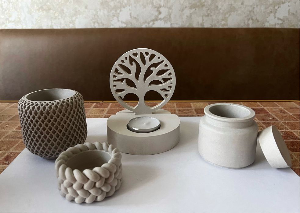 Фігури з гіпсу/новорічні/ваза/капшо/кашпо/закохані/сердечко