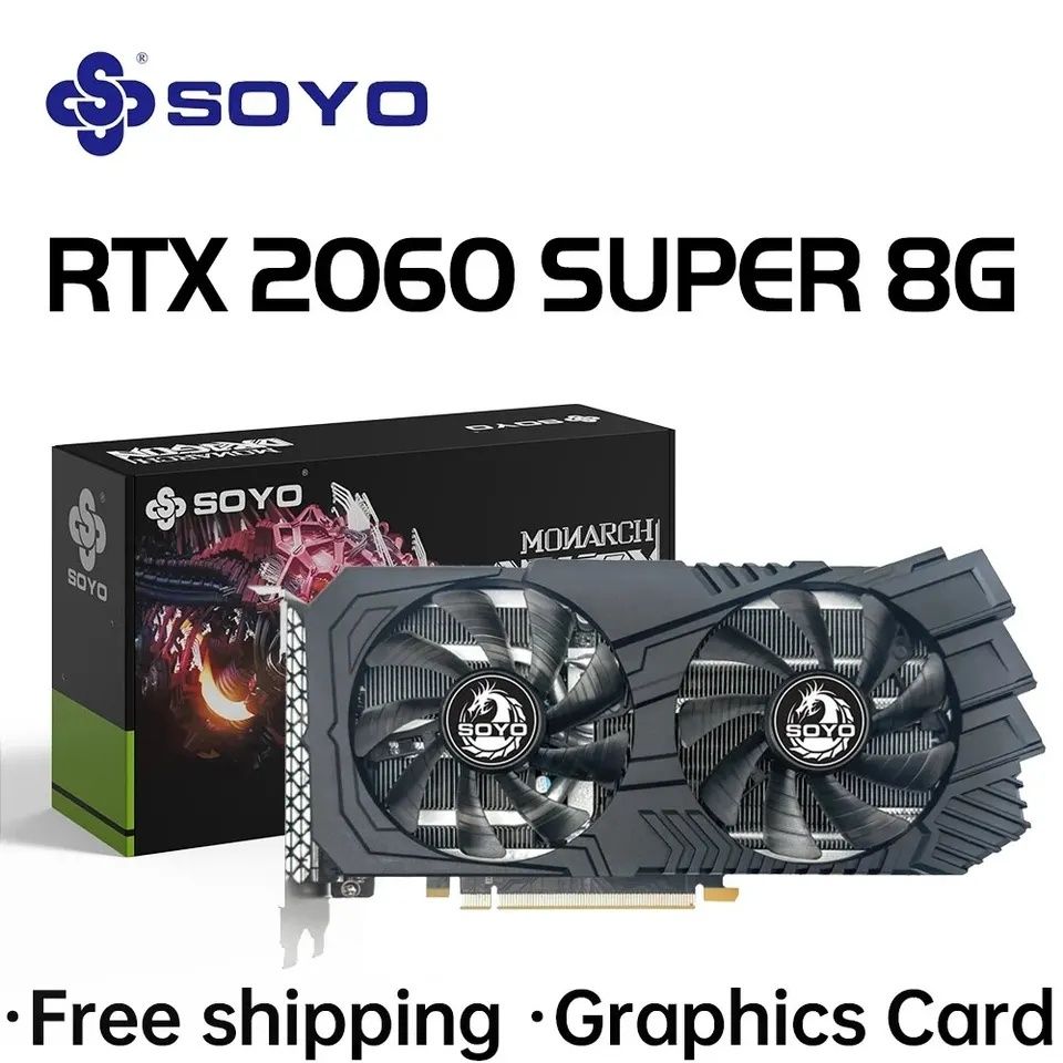 Видеокарта NVIDIA Geforce RTX 2060Super 8GB DDR6 256 Bit PCI-E 3.0×16