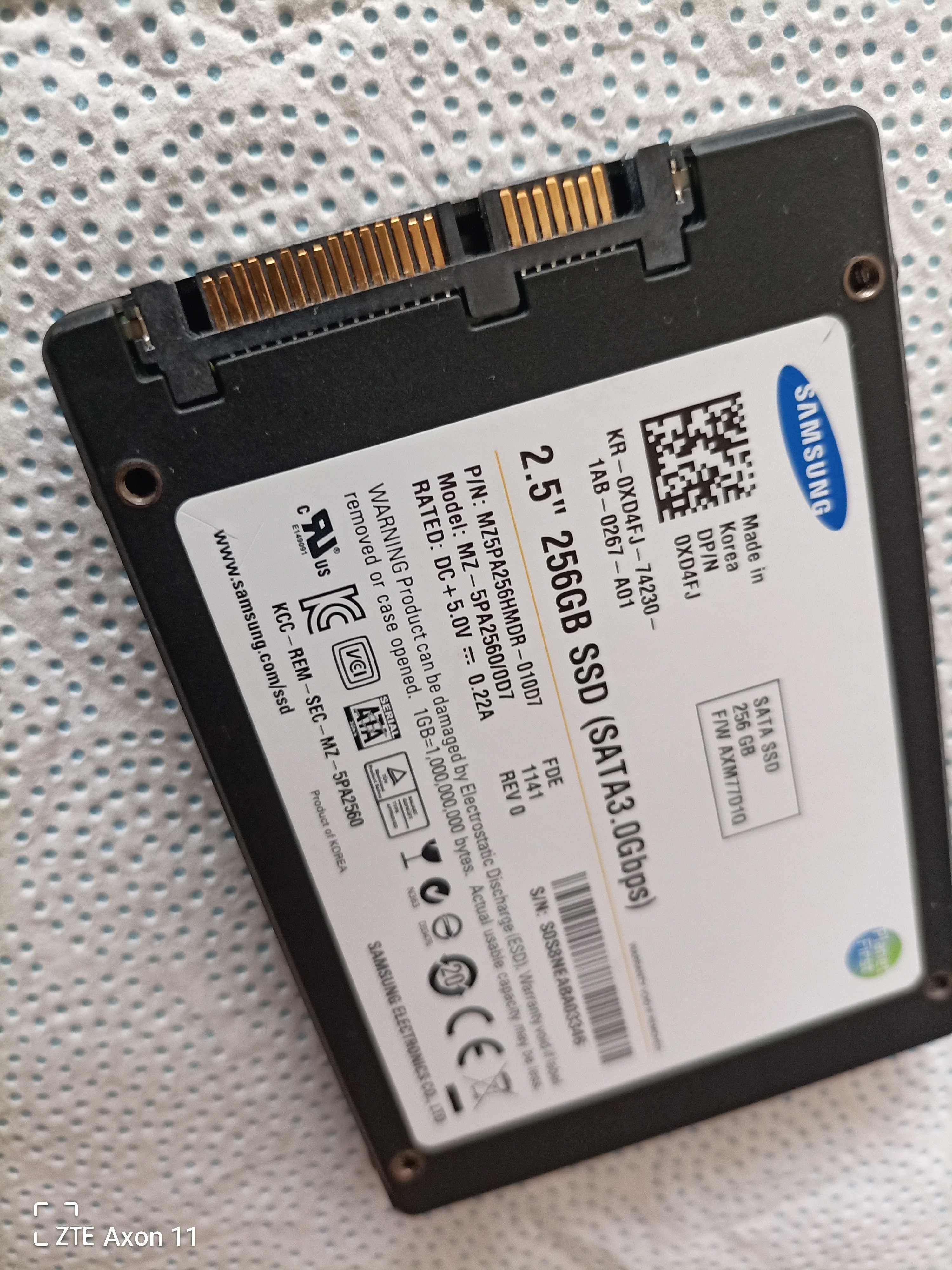 Dysk SSD samsung 256gb