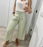 Cullotes verde pastel da Stradivarius