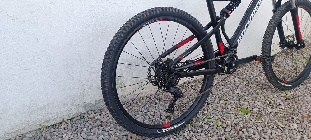 Bicicleta ROCKRIDER BTT ST 530 Preto/Vermelho 27,5"