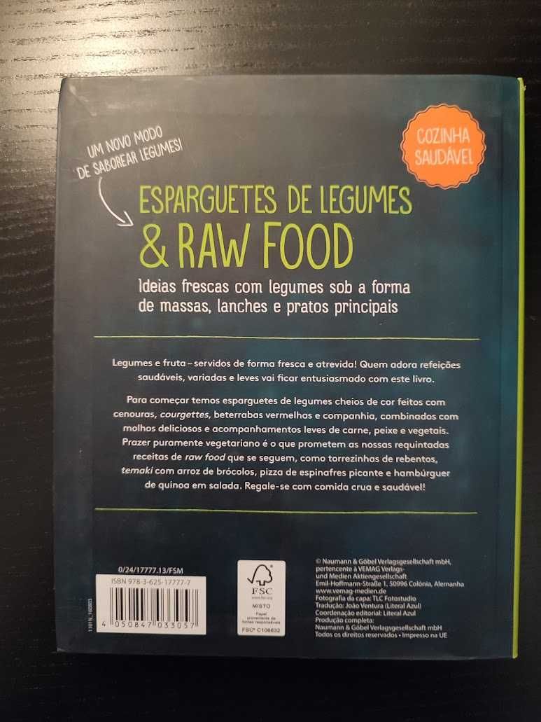 (Env. Incluído) Esparguetes de Legumes & Raw Food de Vários Autores