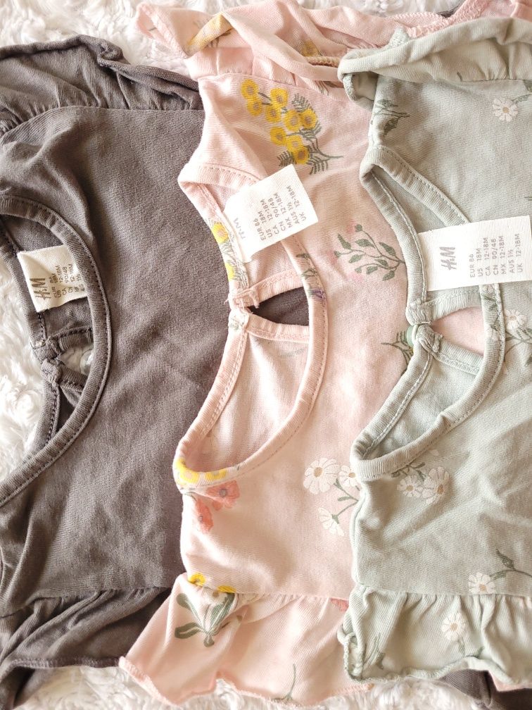 Zestaw sukienek H&M rozm. 86