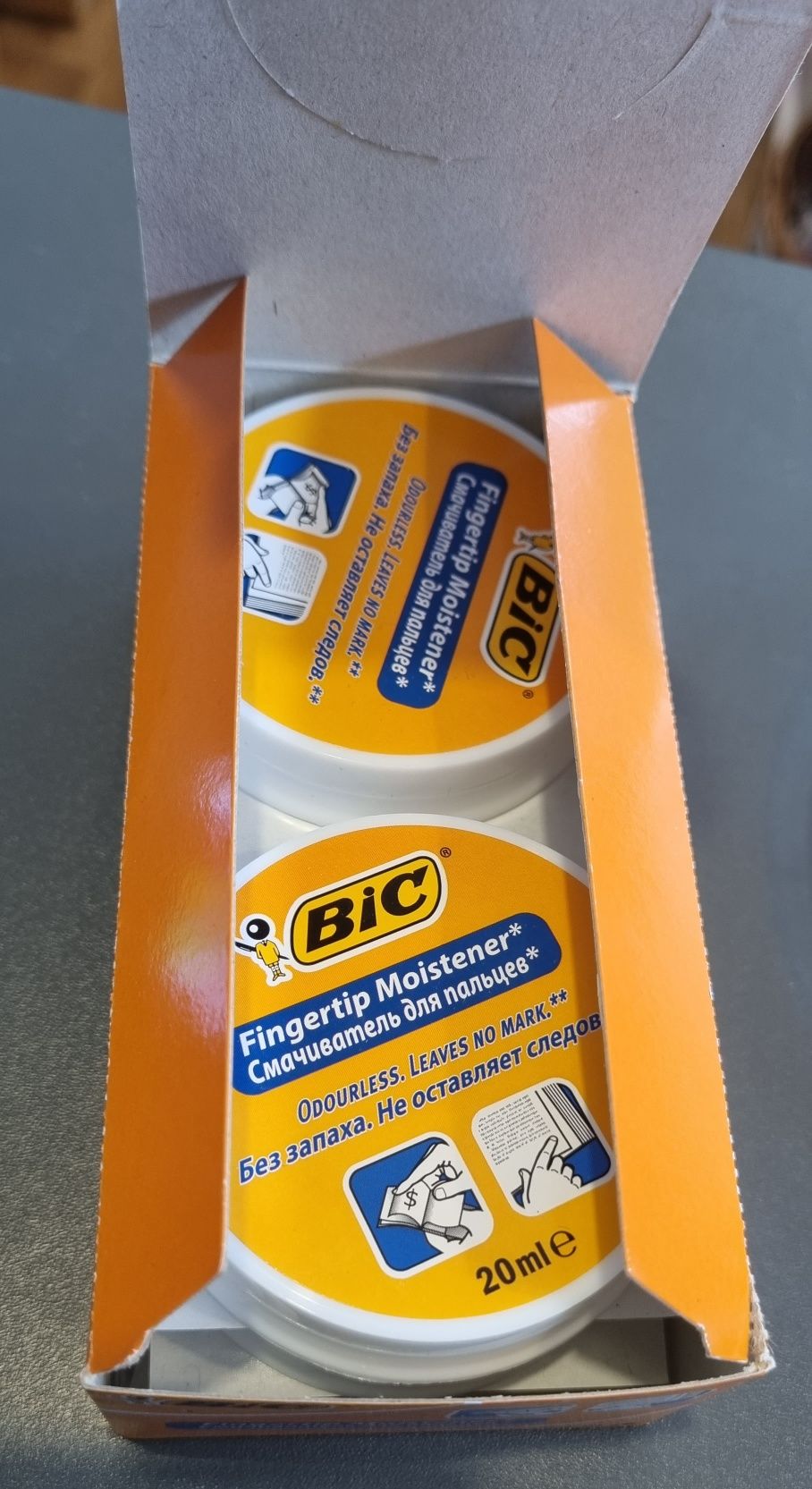 Zwilżacz do palców BIC 20 ml 6 szt