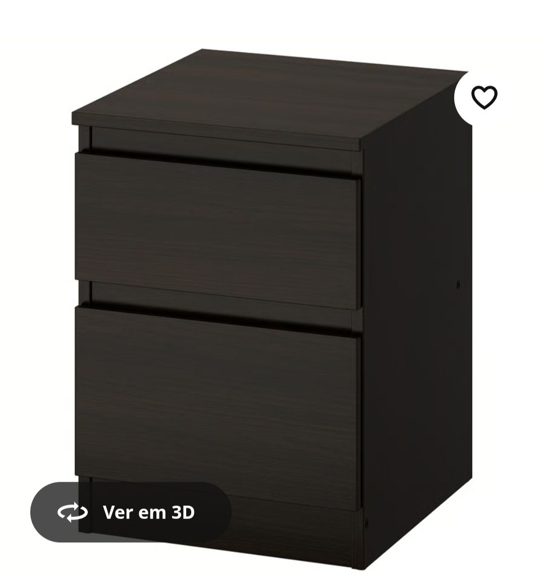 Vendo comodas em preto.