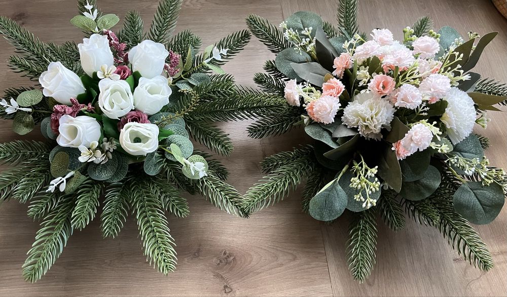 Wiązanka ze sztucznych kwiatów