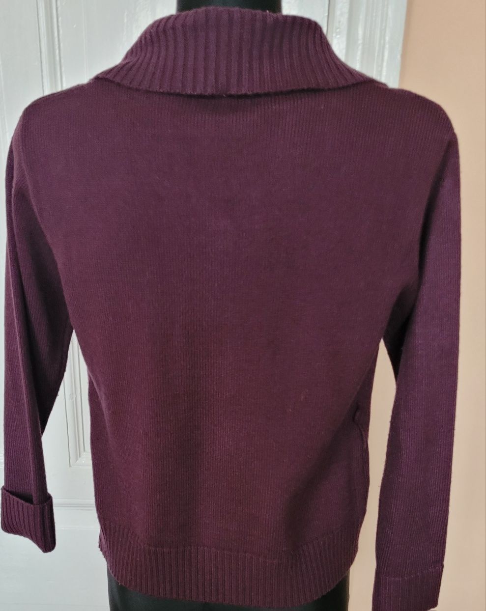 Sweter damski  bordowy fiolecik Claudia.C, rozm.M/L
