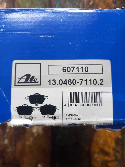 Klocki hamulcowe ate audi