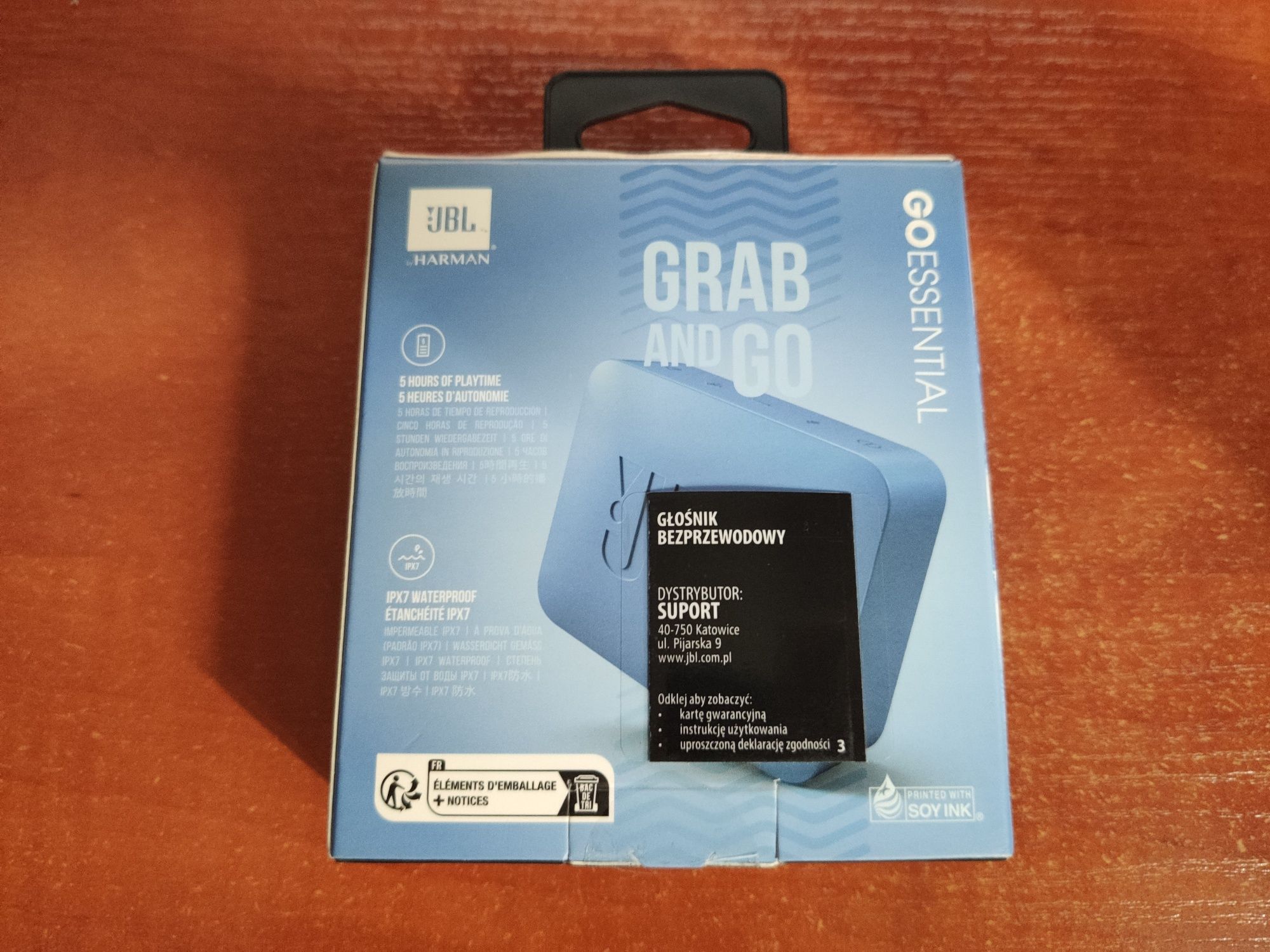 JBL GO ESSENTIAL - Nowy niebieski