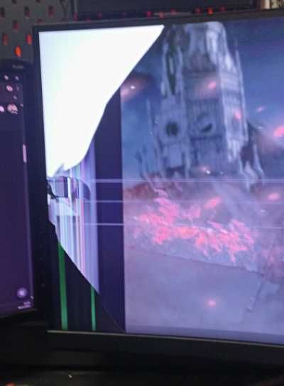 Monitor zakrzywiony 2k MSI G27CQ4 E2 - Uszkodzona Matryca