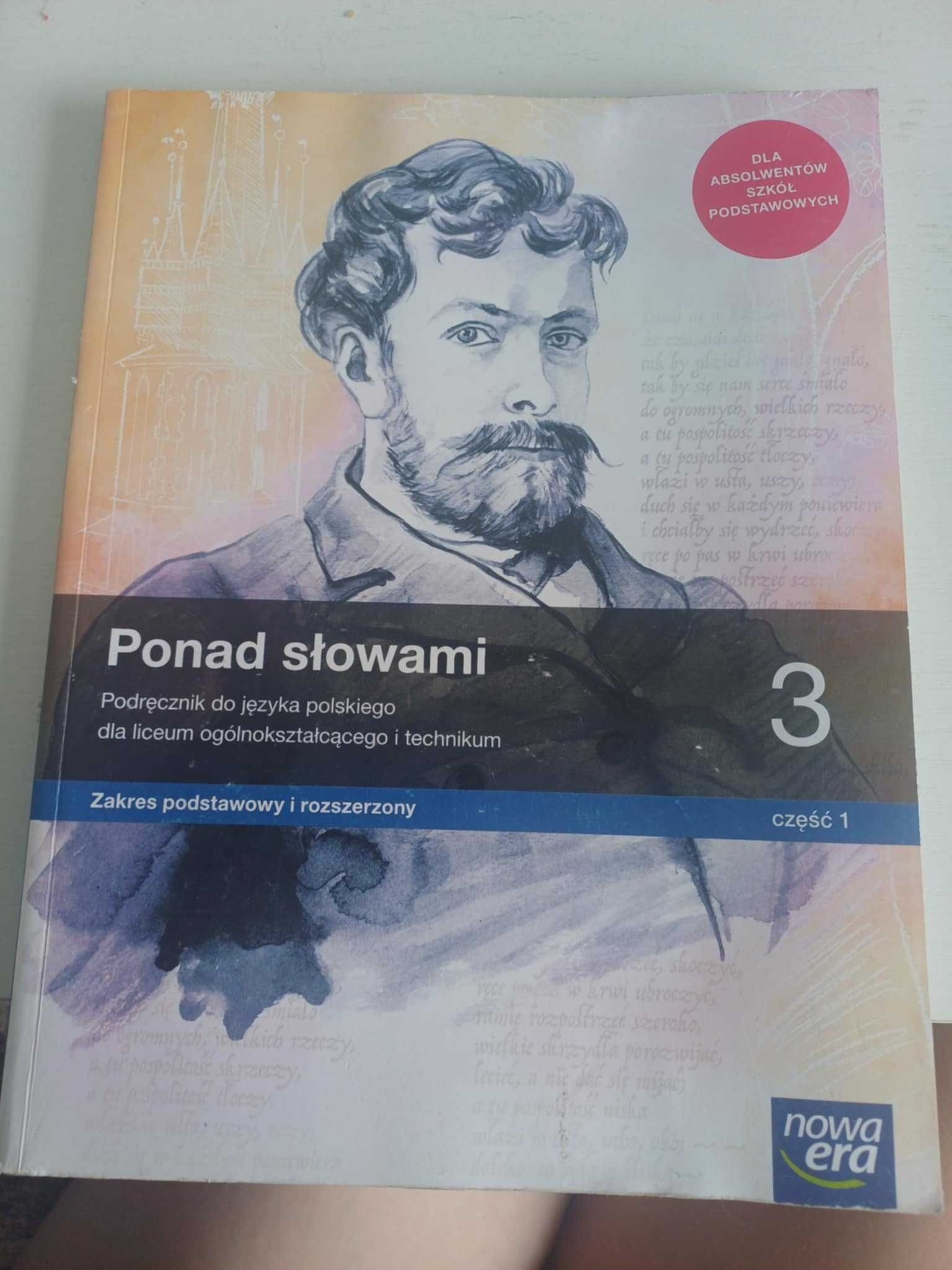 Podręcznik "Ponad słowami" do klasy trzeciej, część pierwsza