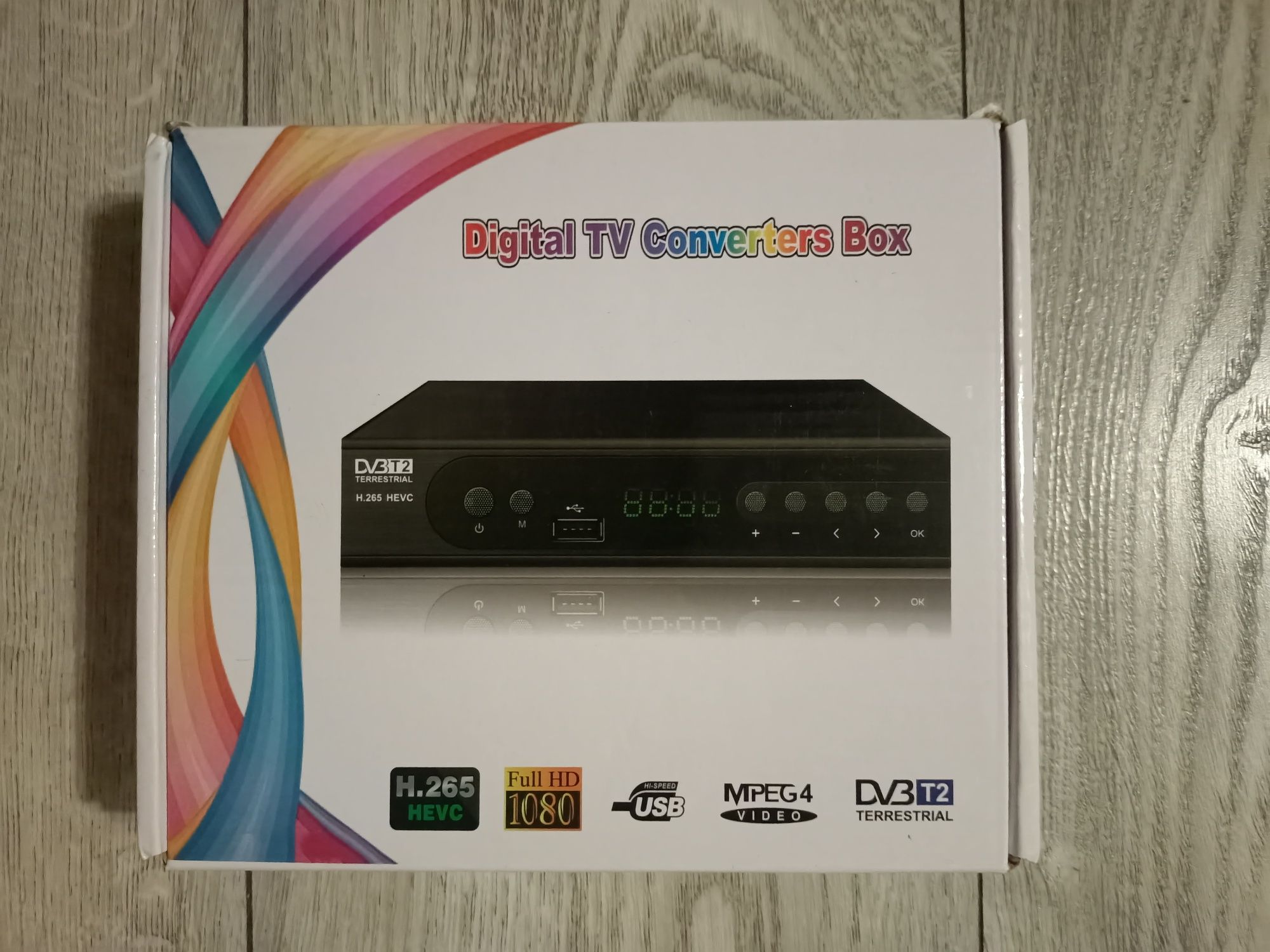 Dekoder Tuner Dvb-T2 Retoo E255 H.265