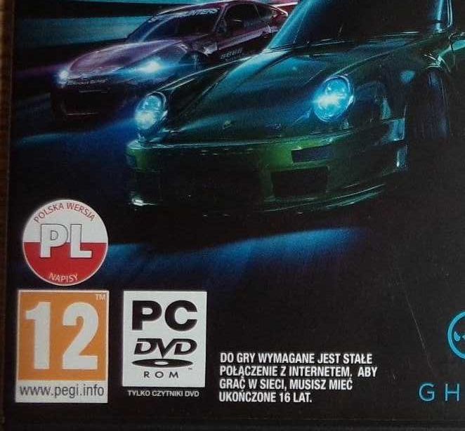 Need for speed Królowie nocy PC 2x DVD 2016, bez kodu