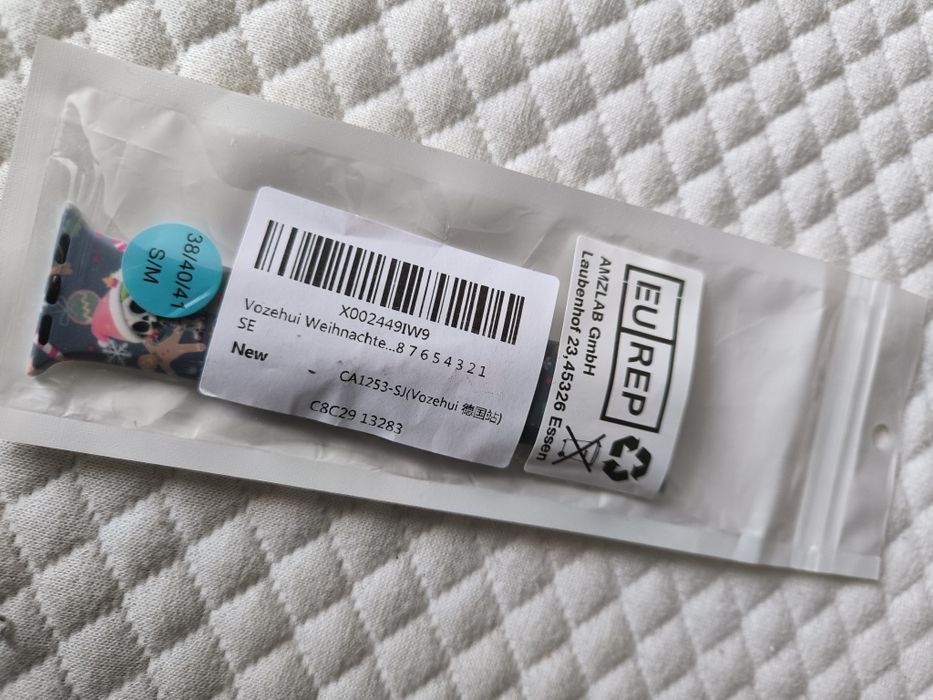 Pasek do Apple Watch 38-49 mm iWatch ultra 1-10 SE Christmas skull sza